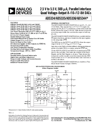 Datasheet AD5327 manufacturer Analog Devices